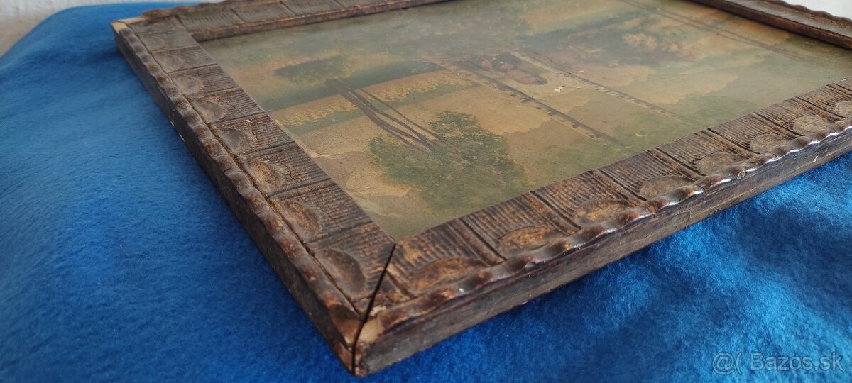 Predám starožitný obraz vojenský 1. svetová vojna - 8