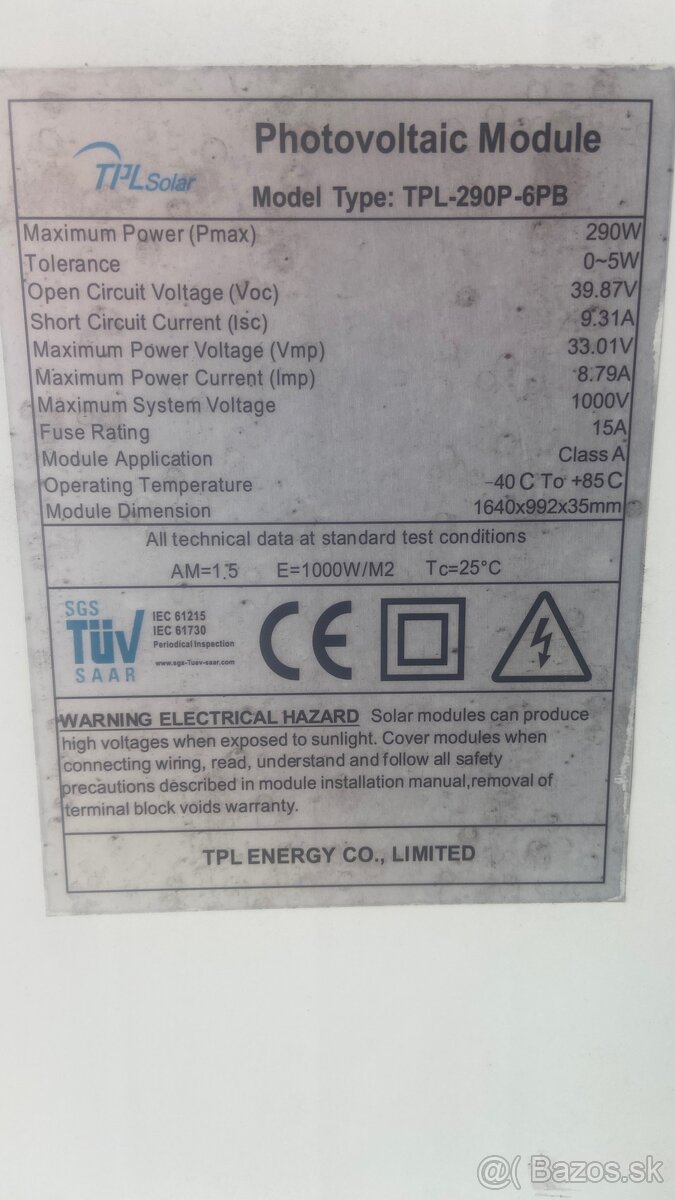 Fotovoltika 8,7kw - 8
