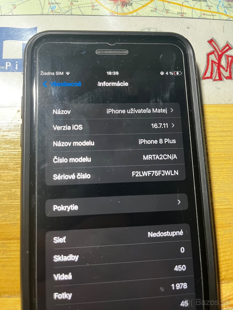 Iphone 8 plus 256GB - 8