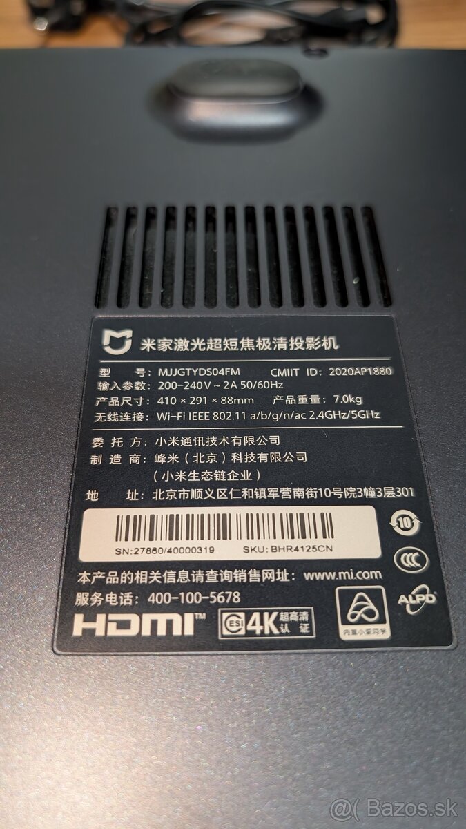 Laserový projektor Xiaomi Mi 150 4K - 8