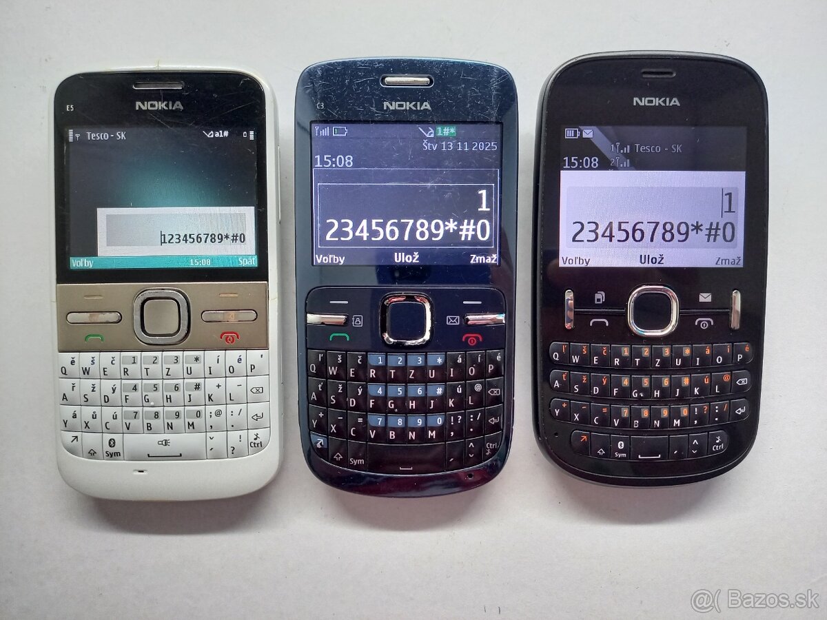 NOKIA QWERTY Klávesnice E5-00 C3-00 200Dual Sim - 8