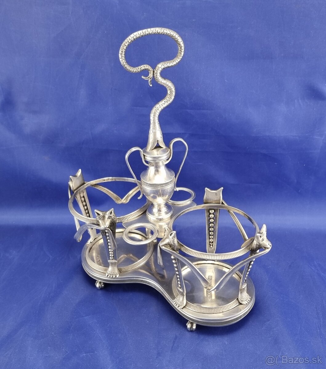 Kaštieľna strieborná súprava - 622 gramov - 8