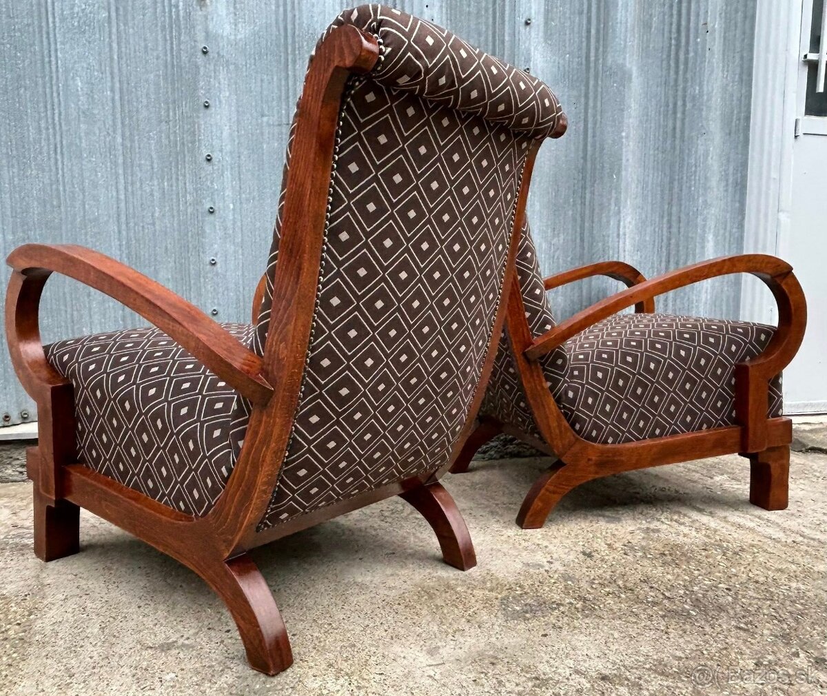 Art deco sedacia súprava - F198 - 8