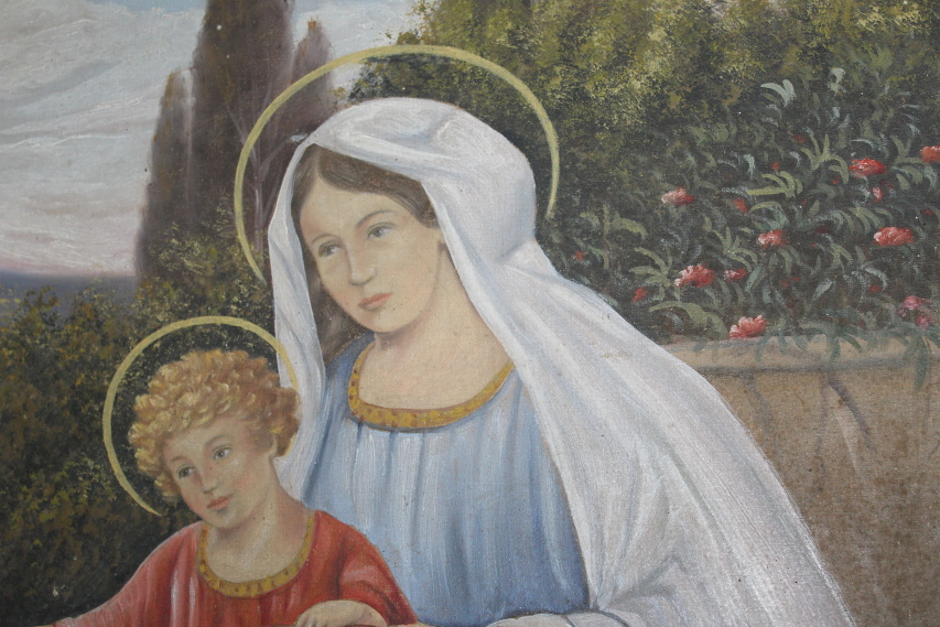 Olejomalba,Starý obraz zo Sakrálnou tématikou - 8