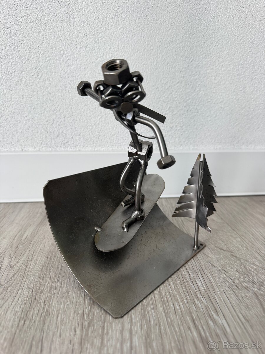 Štýlová kovové postavičky - figúrky - 8