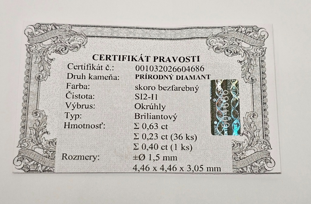 14k zlatý prsteň 0,63ct ❤️❤️❤️ - 8