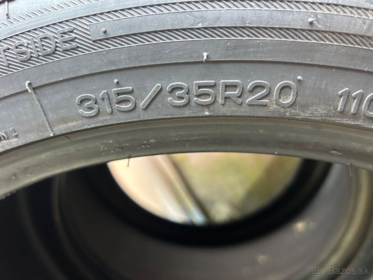 Zimné pneu 2x 315/35r20 2x 275/40r20 dvojrozmer - 8