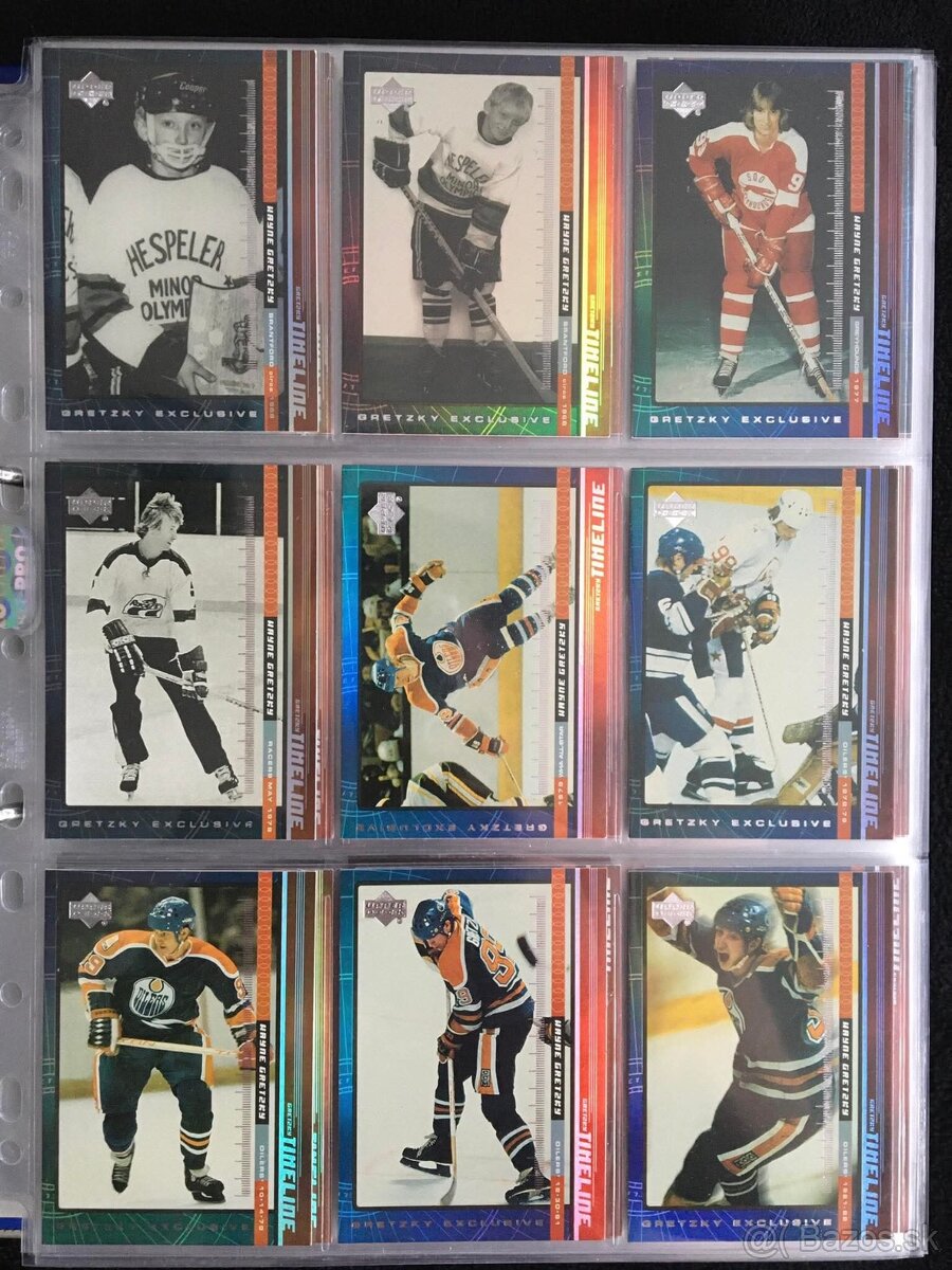 Wane Gretzky hokejove kartičky Gretzky exclusive set 1-99 - 8