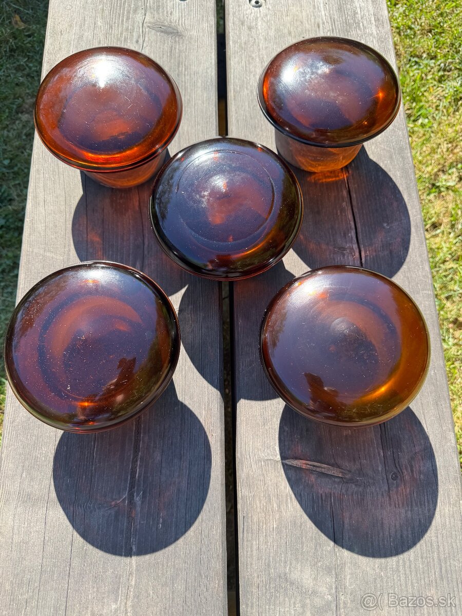 Velká skleněná lékárnická nebo skladovací dóza. - 8