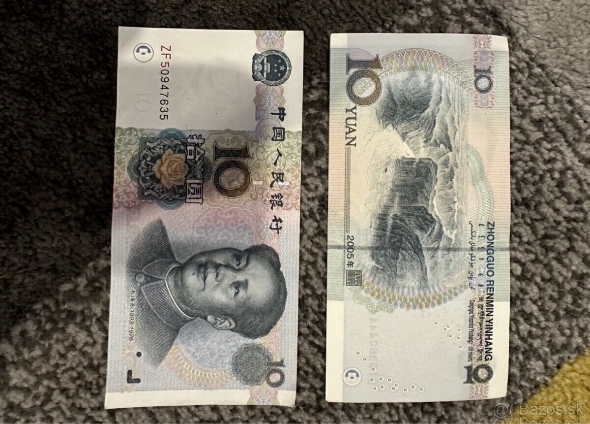 Čínske bankovky - 8
