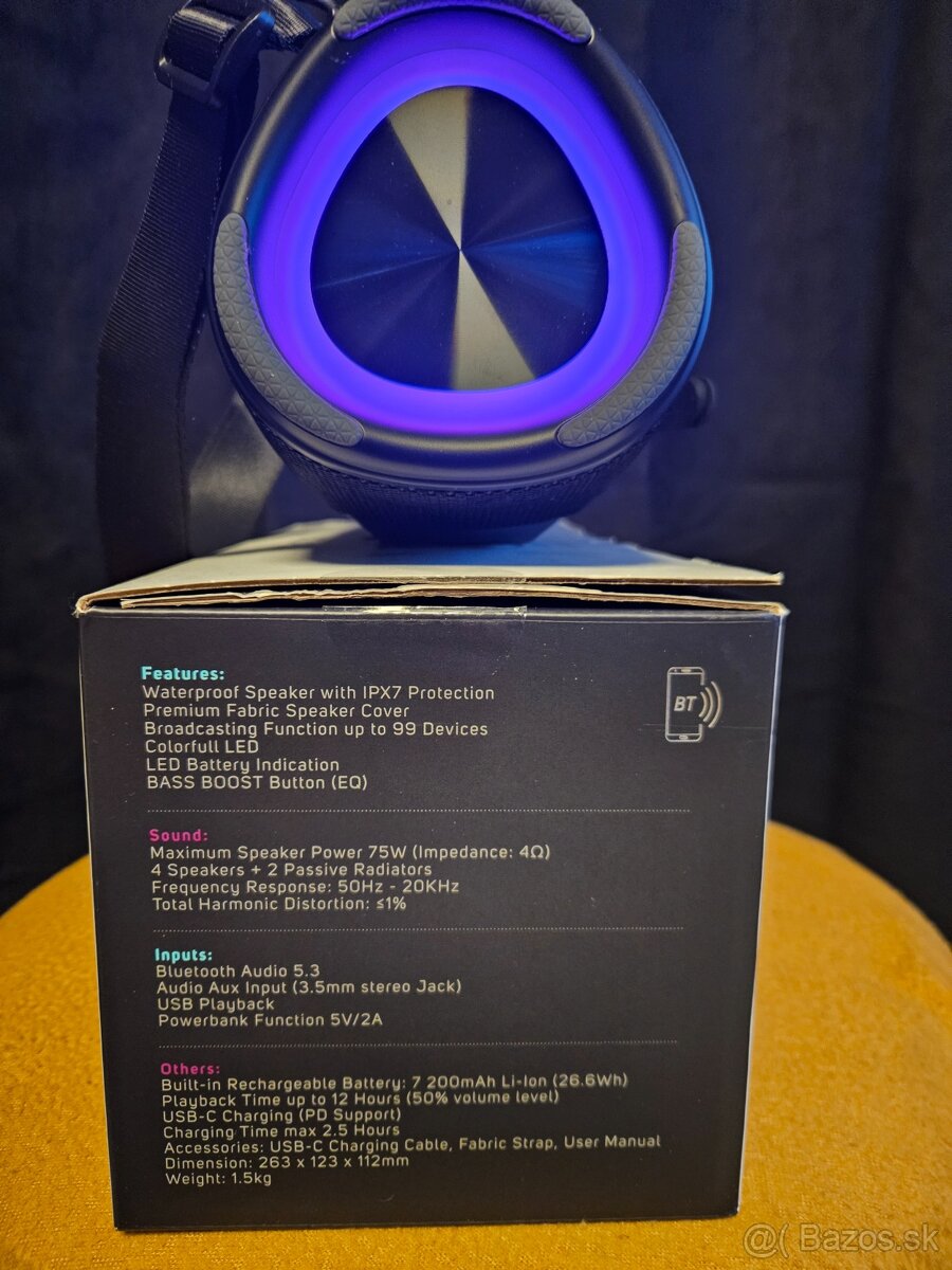 Bluetooth reproduktor sencor resonex midi - 8