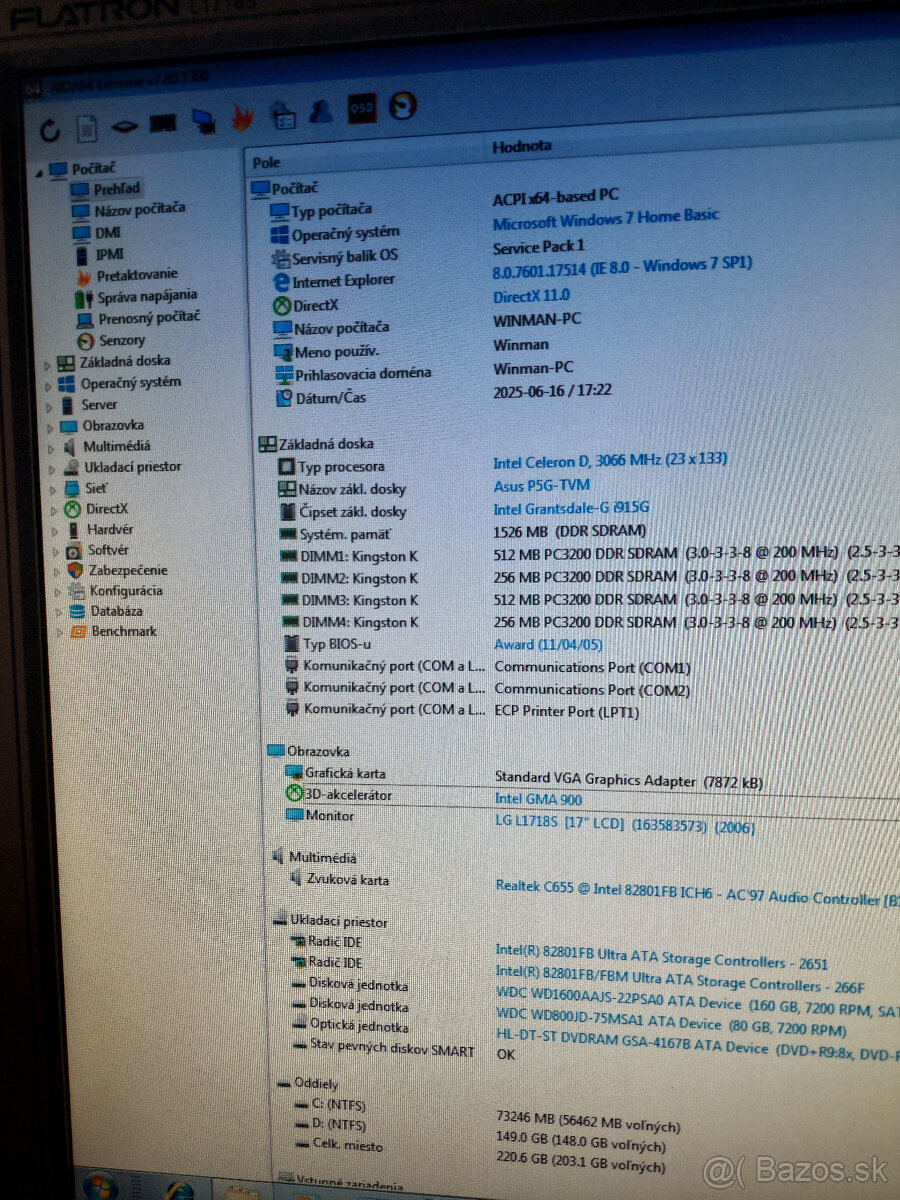 Stolný počítač ASUS P5G-TVM - 8