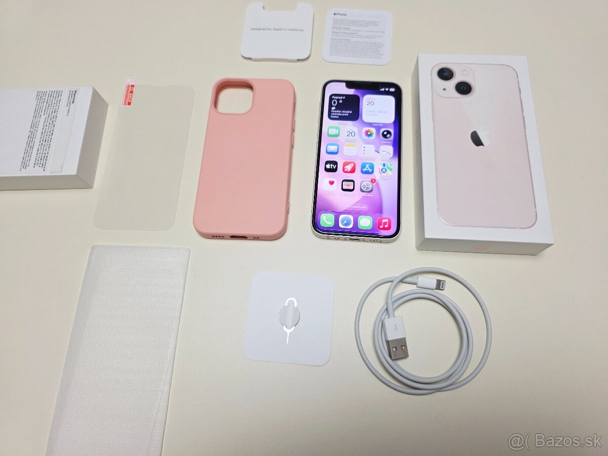 Apple Iphone 13 MINI 128GB Pink,Zdravie baterky 100% - 8