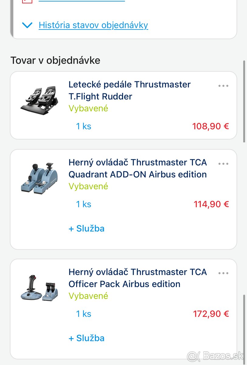 Thrustmaster TCA Airbus (komplet balíček+pedále) - 8