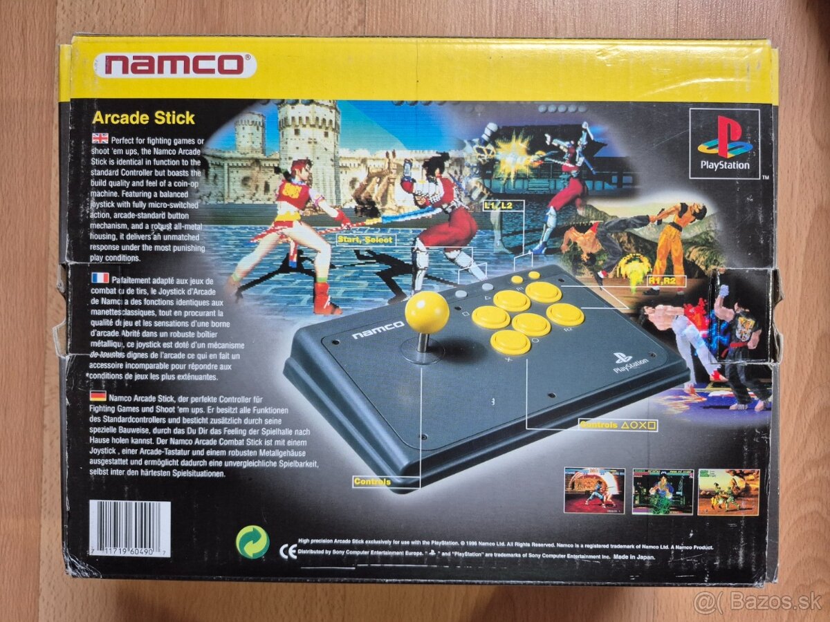 Predám PS1 Namco Arcade Stick - 8