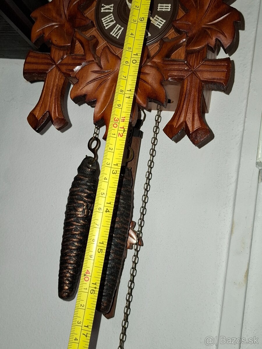 Predám funkčné kukučkové hodiny kukajú pol a celú hodinu 85 - 8