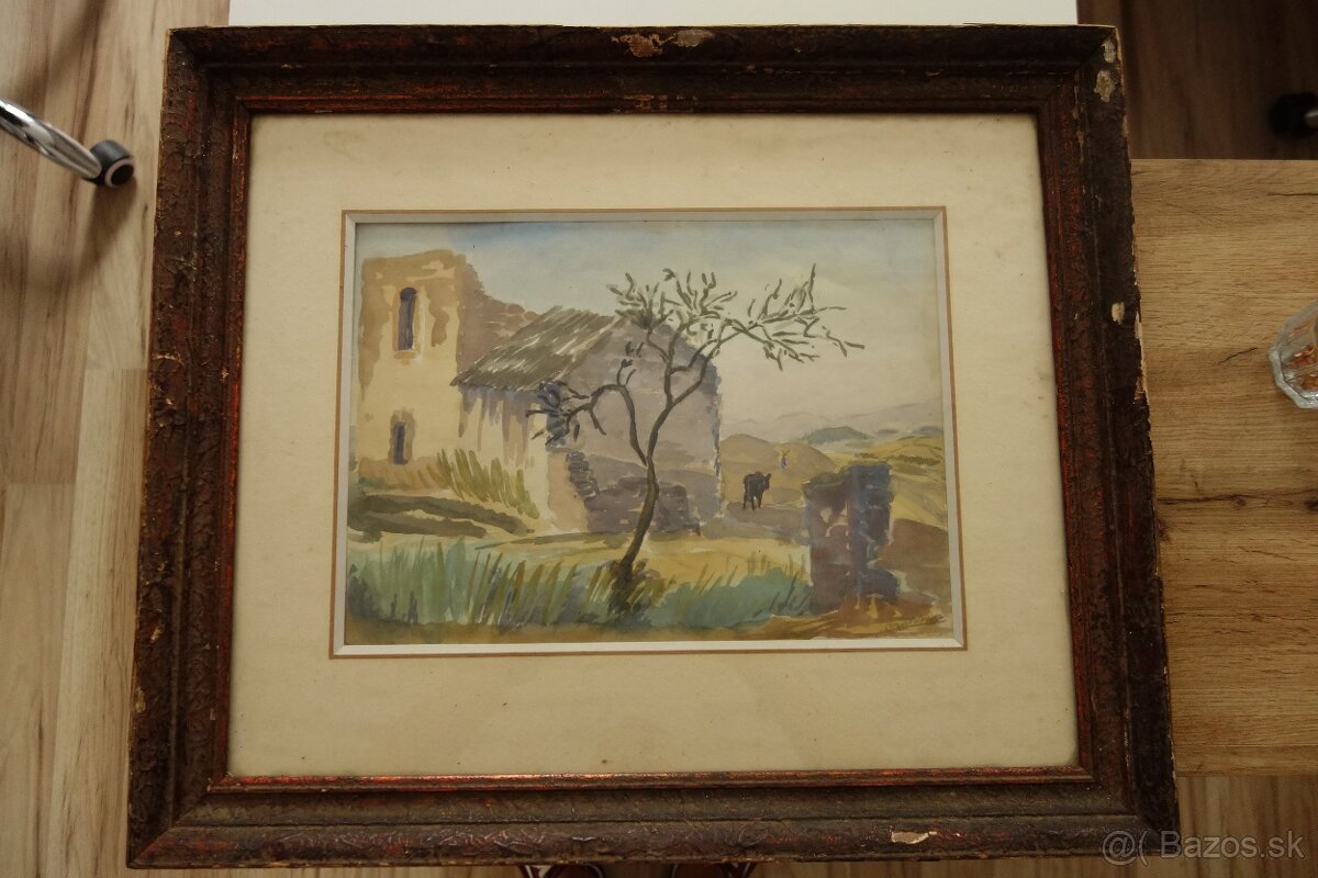 Obraz - Akvarel v ráme - 8