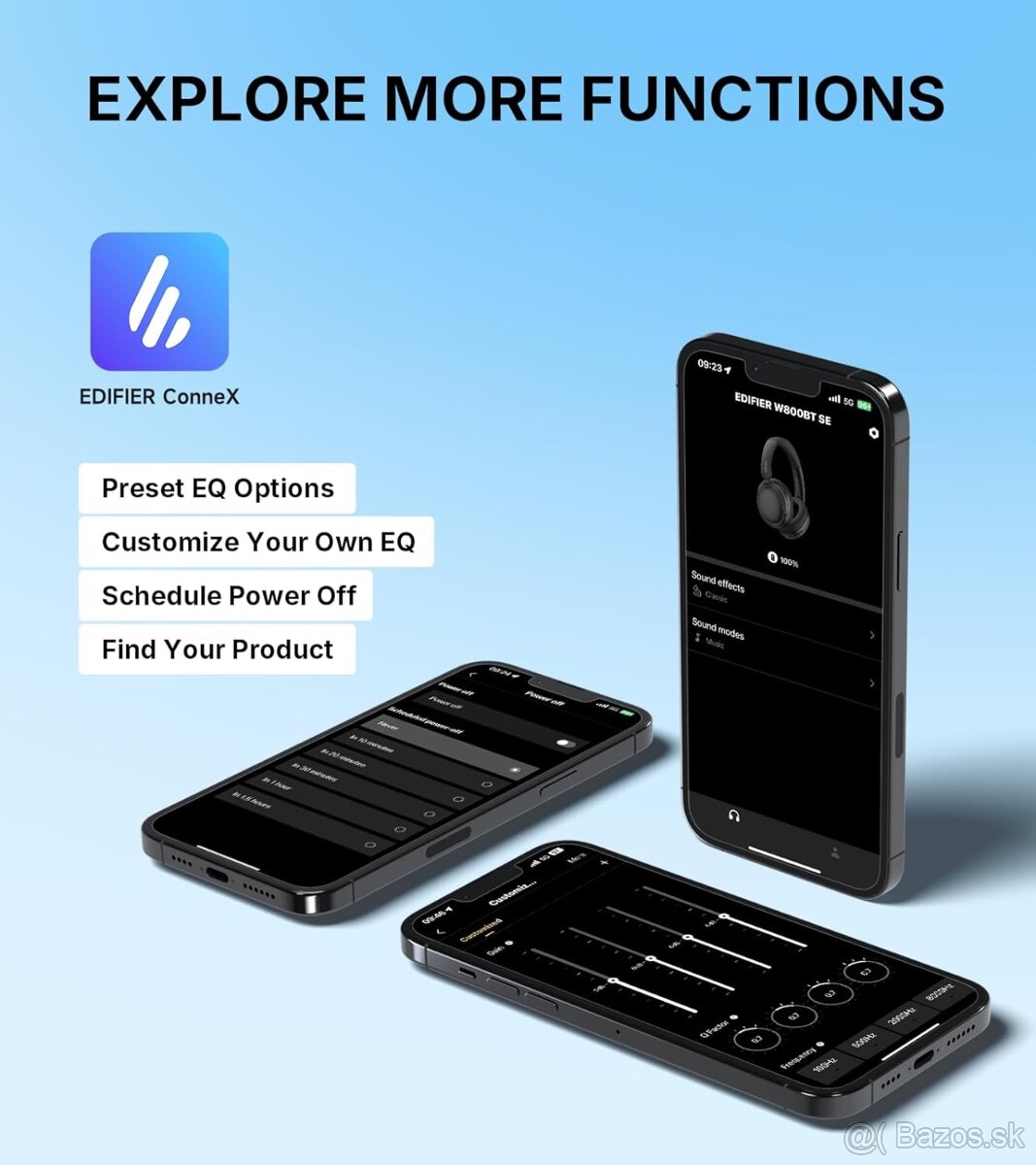 Edifier W800BT SE Wireless Over-Ear Bluetooth 5.4 Headphones - 8