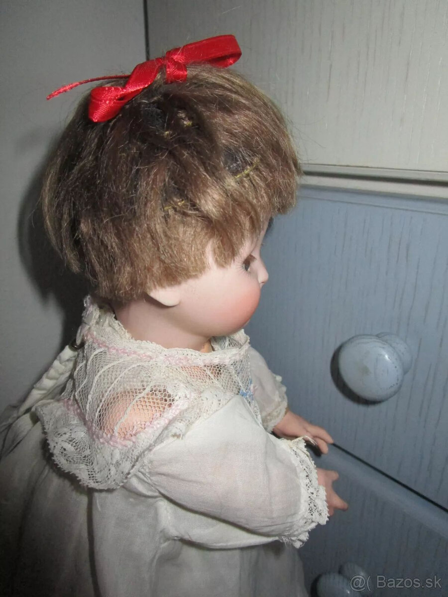 Vzácna STAROŽITNÁ porcelánová forma na bábiku 173-1 od Herte - 8