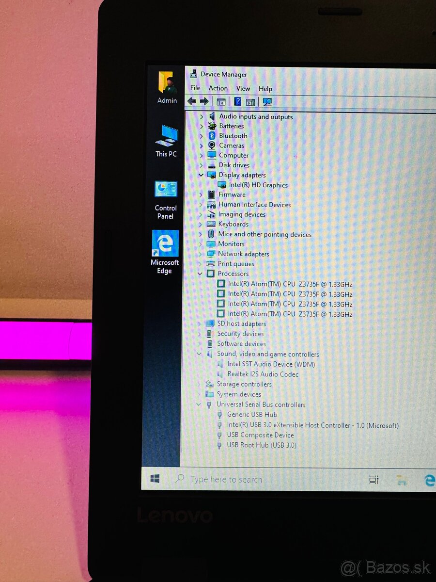 Notebook LENOVO IdeaPad 100S - 8