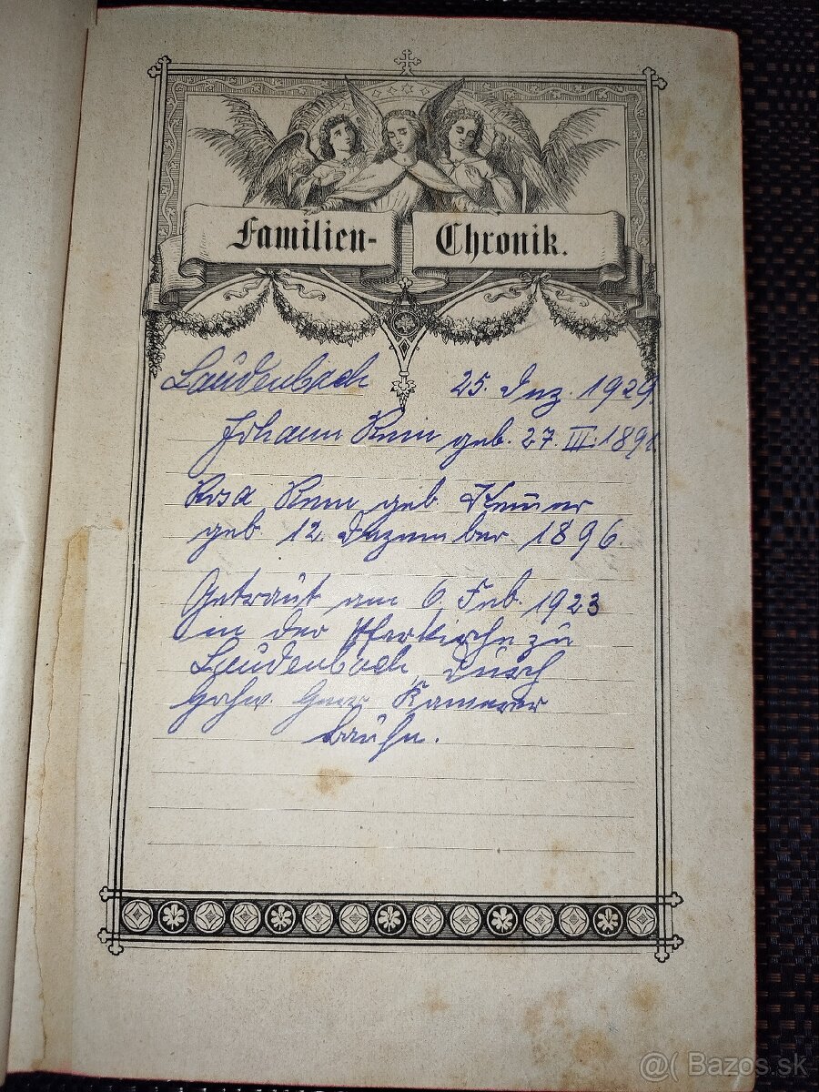 Stara kniha Leonhard Goffine z roku 1921 - 8