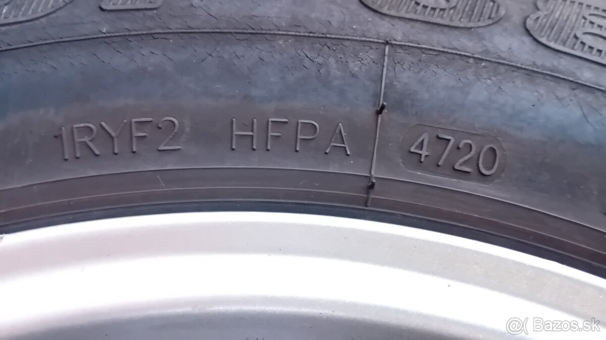 Predám alu disky s pneu 185/65 R14 - 8
