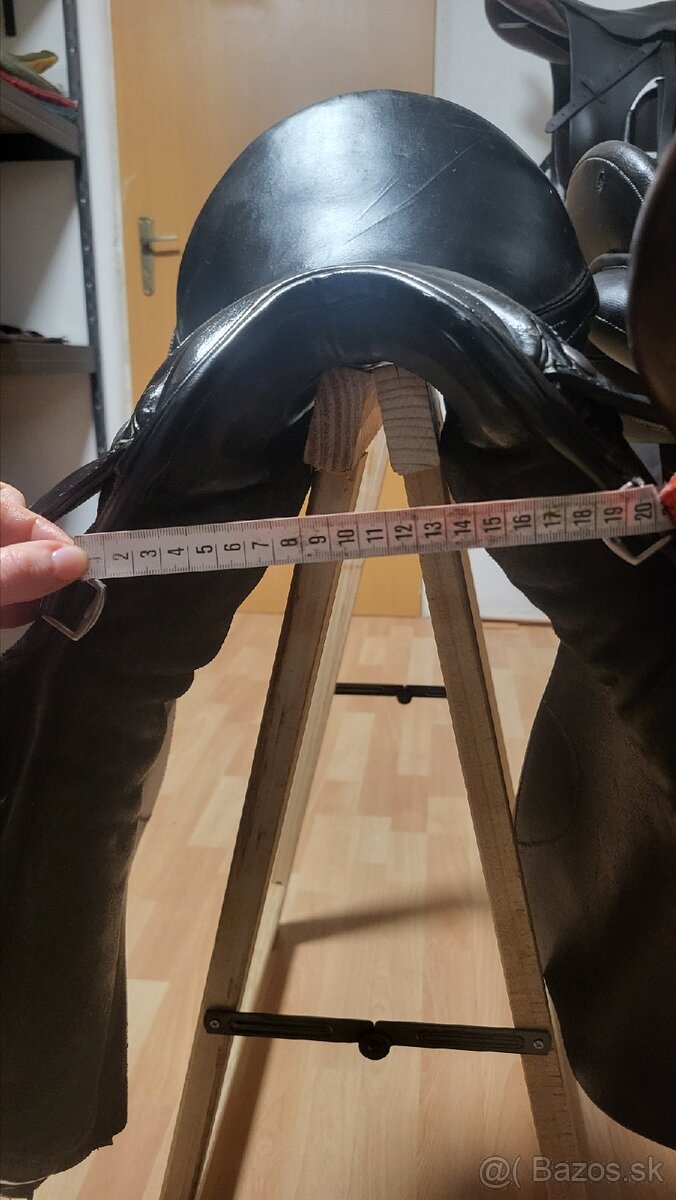 Čierne kožené sedlo - 8