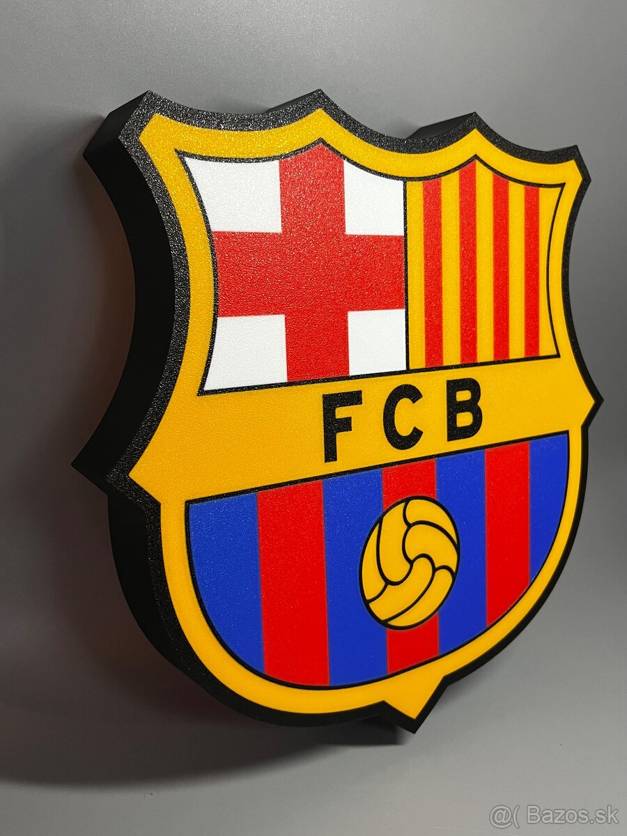 FC Barcelona LED logo lampa - 8