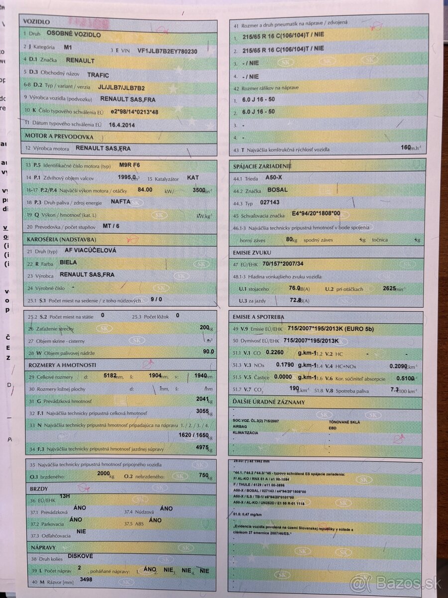 Renault Traffic 6 miestne - 8
