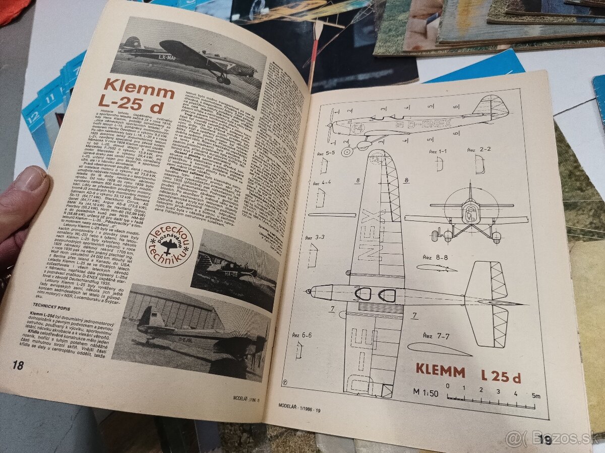 časopis Modelár 1979-1991, 58 čísiel - 8