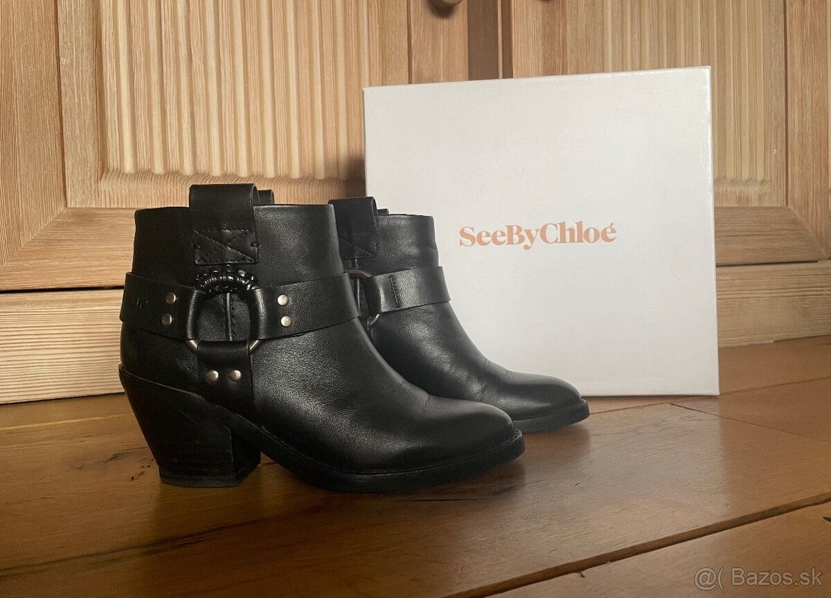 Chloe kožené kozacky, 36 - 8