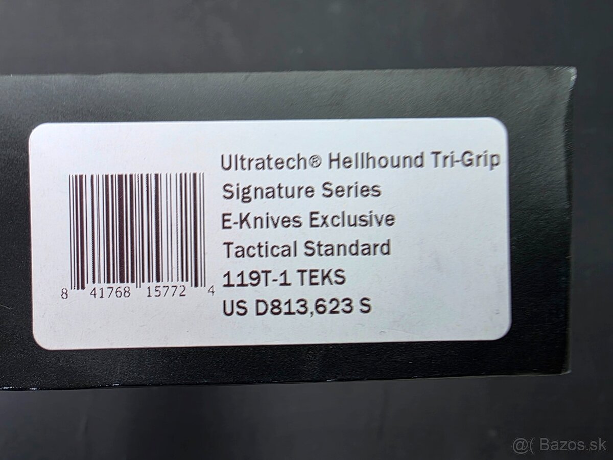 Microtech Ultratech Hellhound Tri Grip Black Hardware - 8