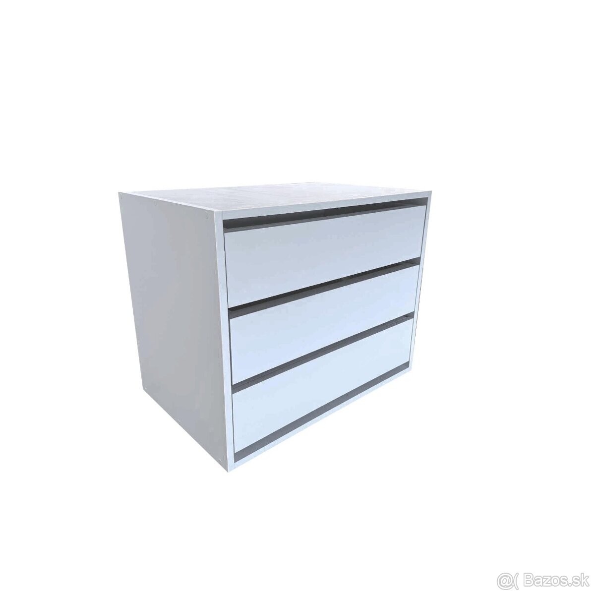 Predám šatníkové regále - úplne NOVE - DEKOR - Biela - 8