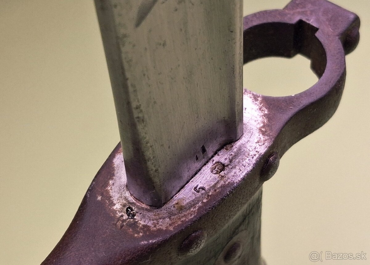 Gras M1874 bajonet bodák - 8