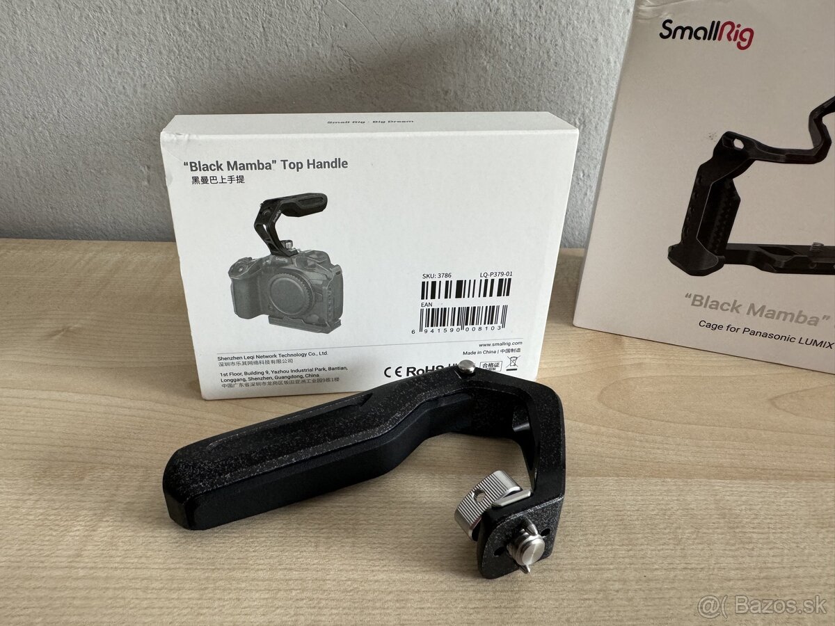 Klietka + handler smallrig black mamba pre lumix gh6/gh7 - 8