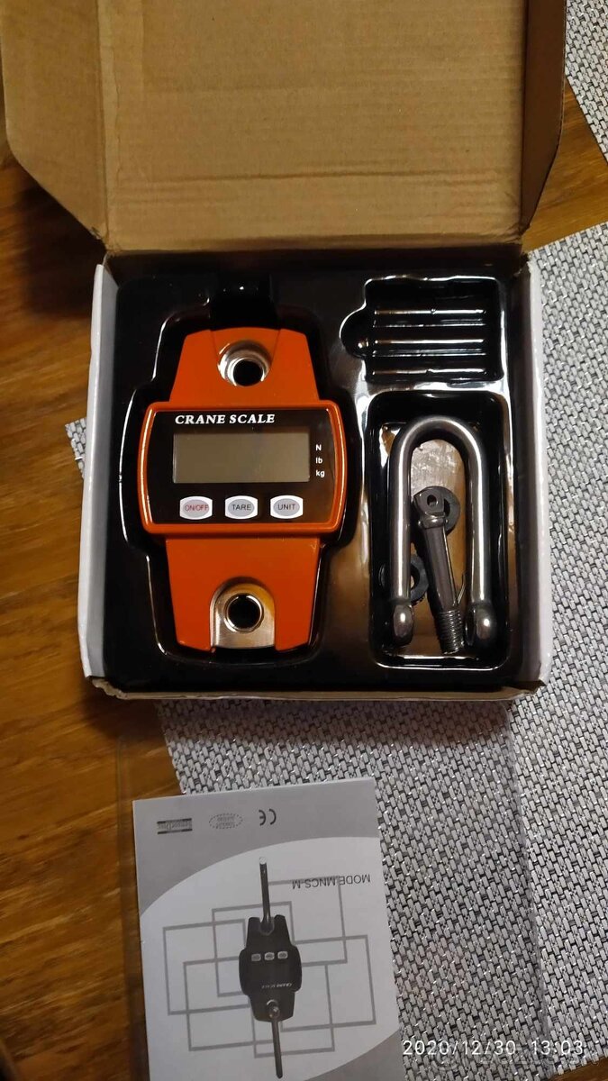 Digitálna závesna vaha 300,500,1000kg - 8