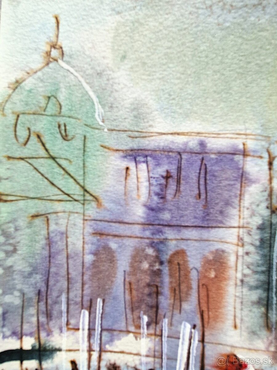 Michael Rosenwein - Letná sonáta (Akvarel) impresionizmus - 8