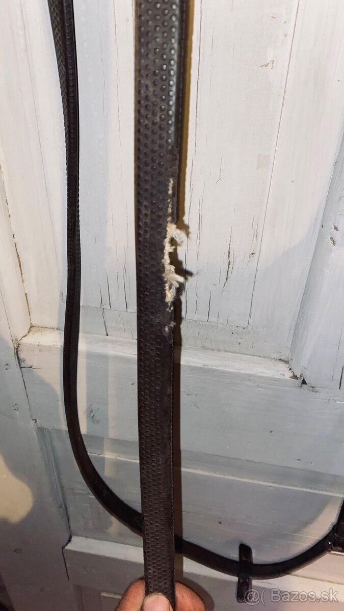 Predám uzdečku Stübben - hnedá koža - veľkosť Full - 8