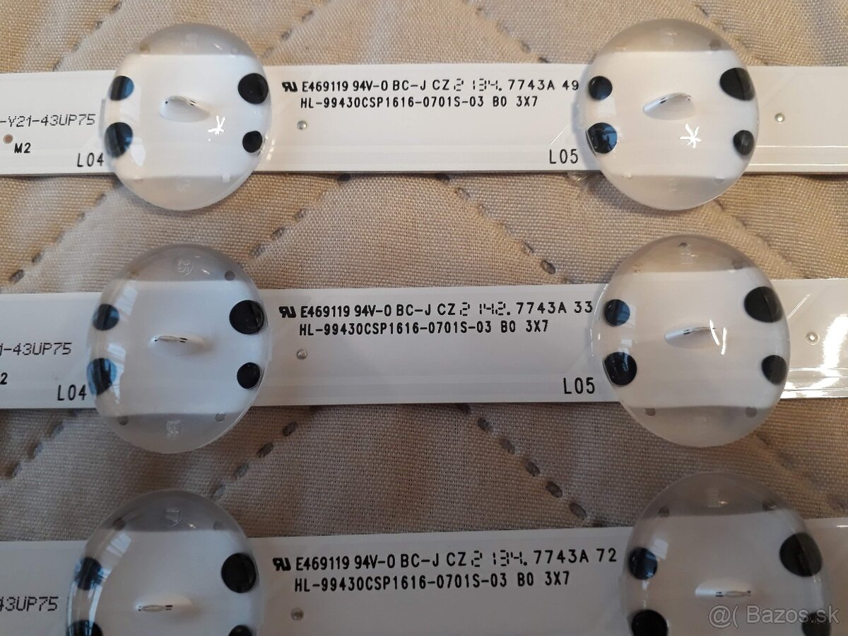 Podsvietenie pre rôzne LG LED TV. Nové aj použité. - 8