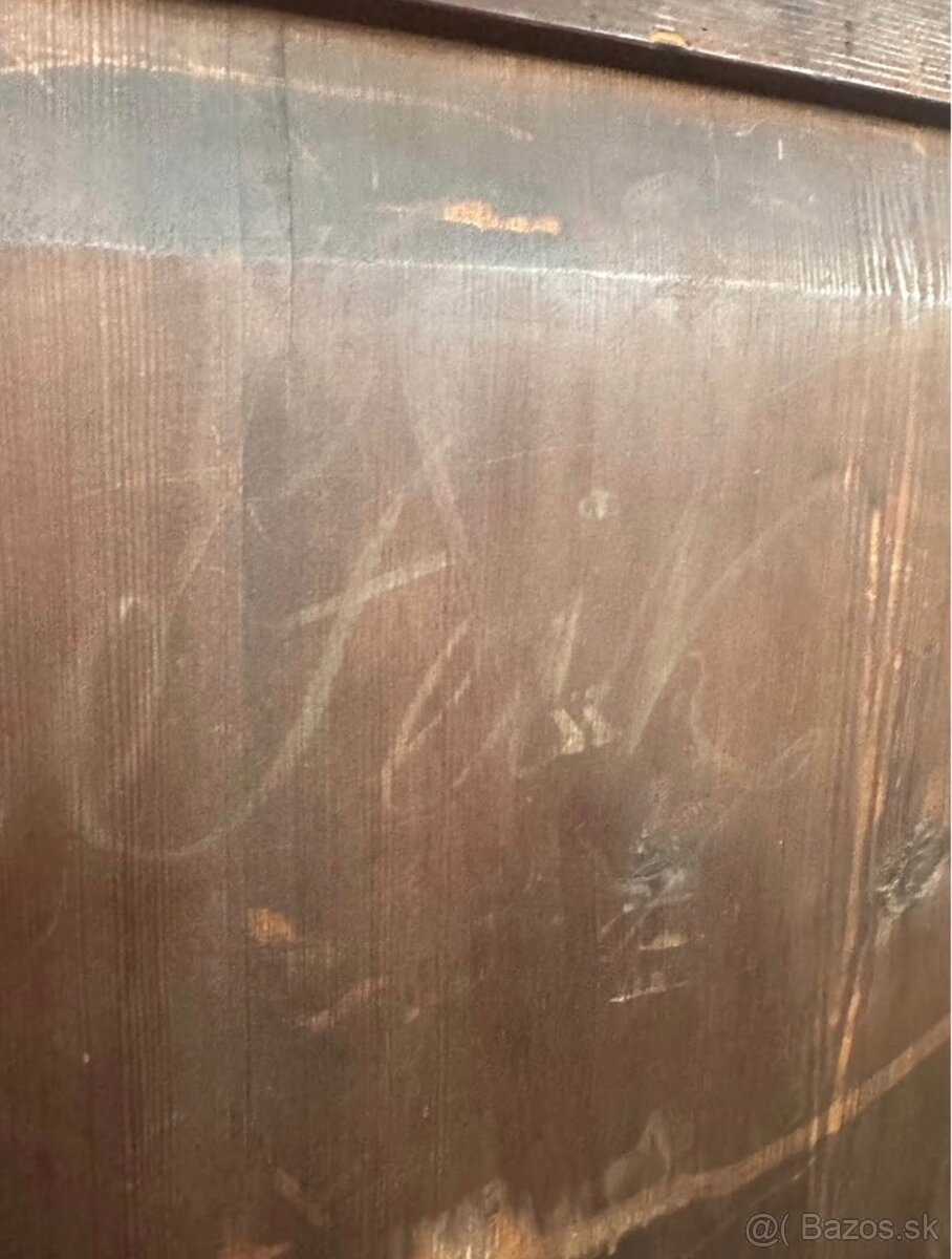 stará vysoká rohová komoda - 8