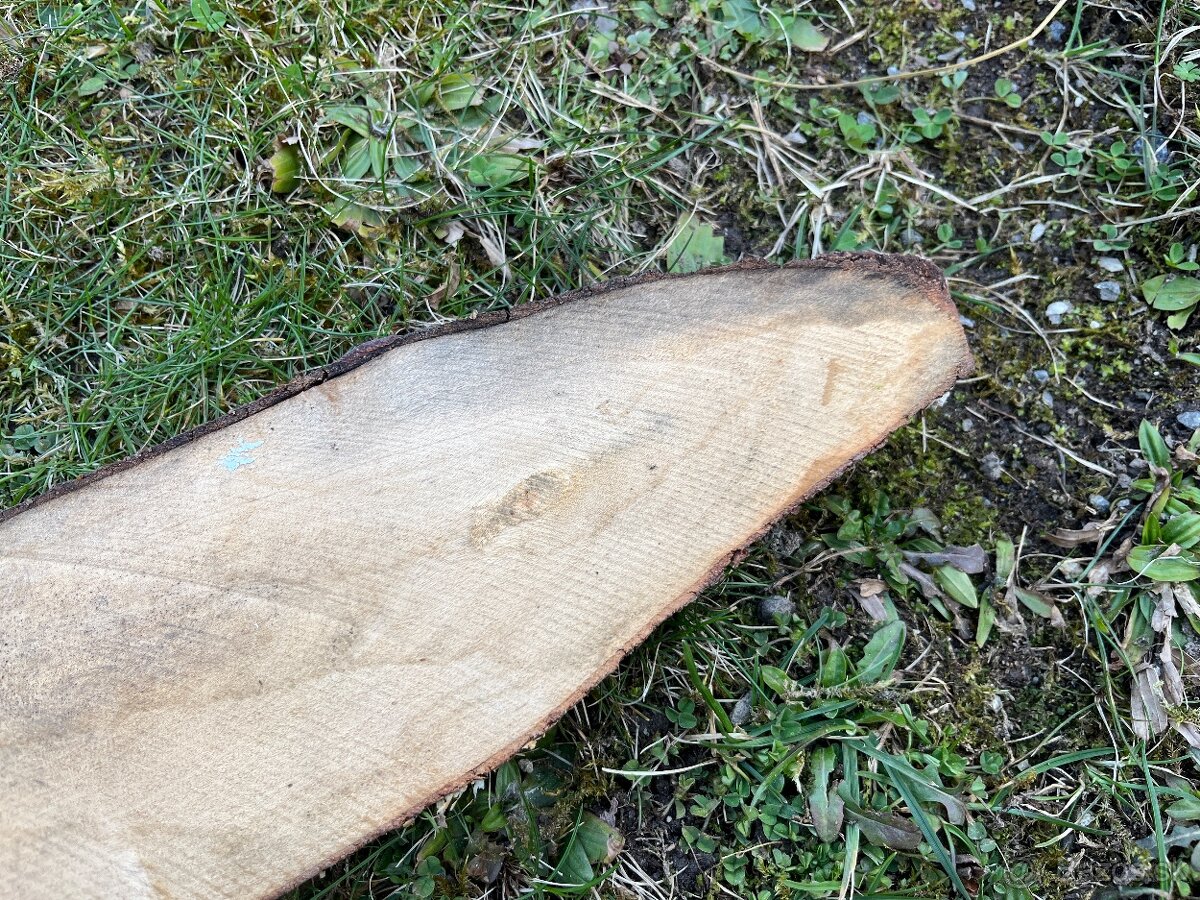 Obrázek krajina na dřevě - 8