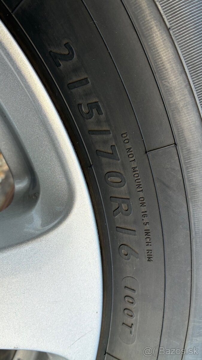 Alu disky Borbet R16 + zimné Dunlop KIA Sportage - 8