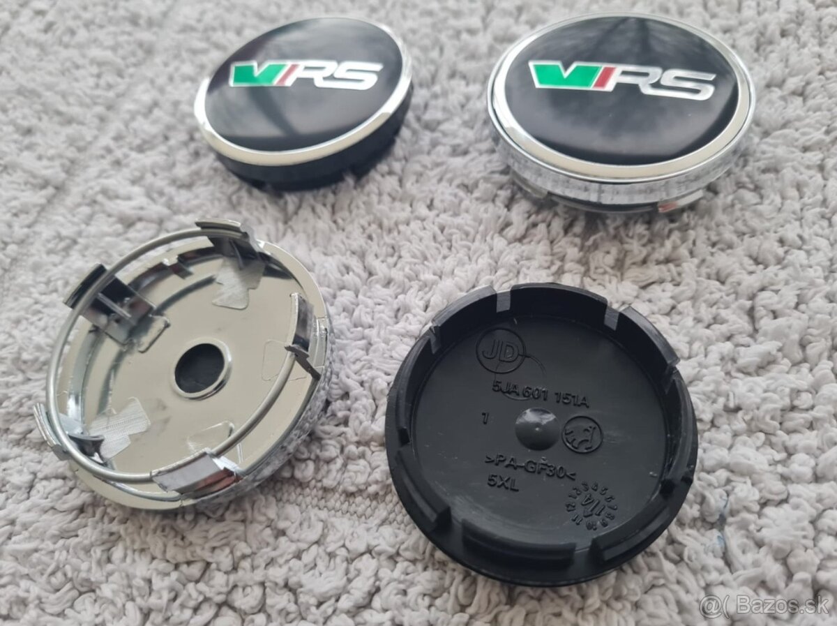 Stredové krytky - pukličky kolies ŠKODA / VRS . - 8