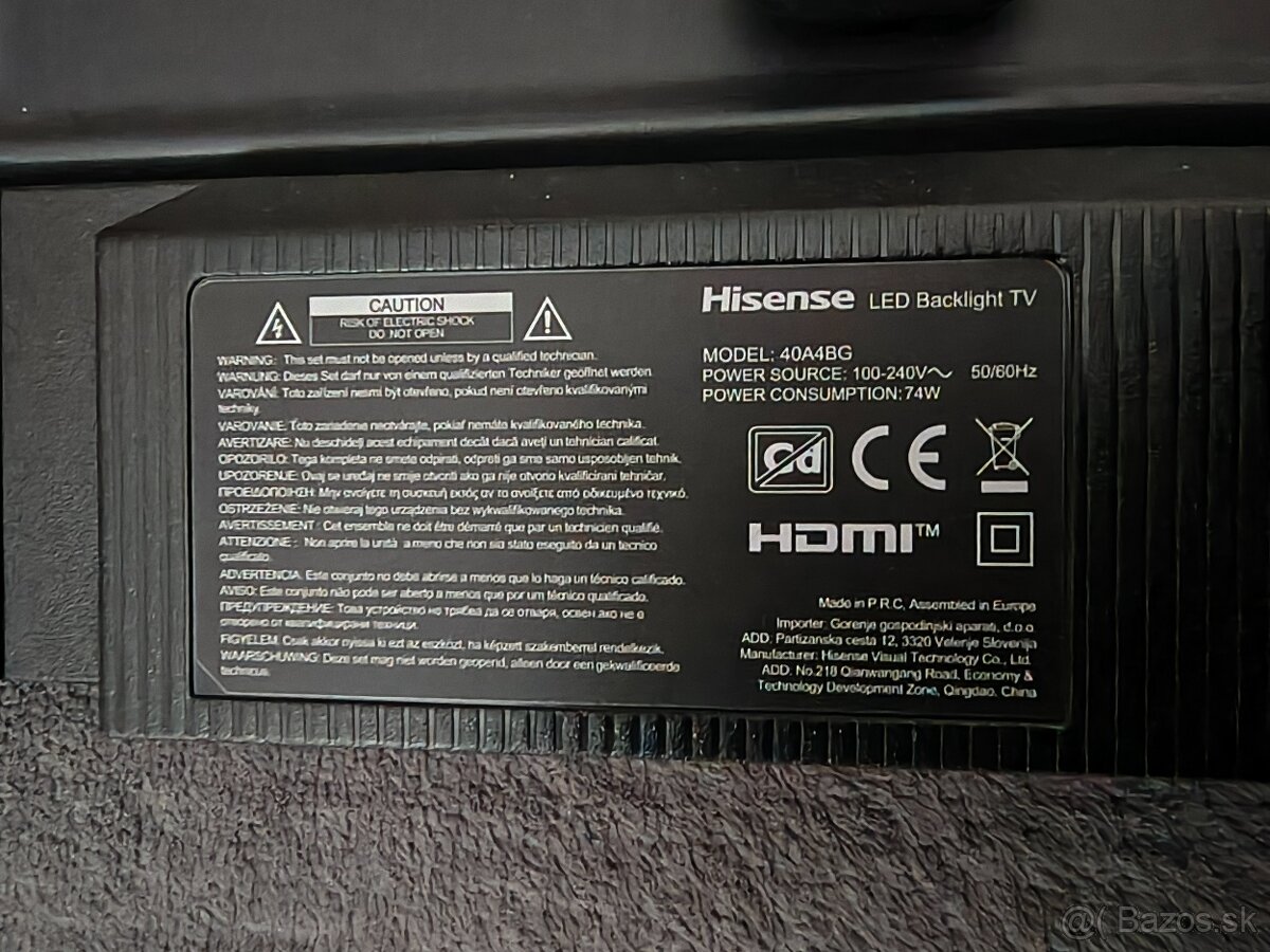 Hisense 40A4BG smart TV - 8