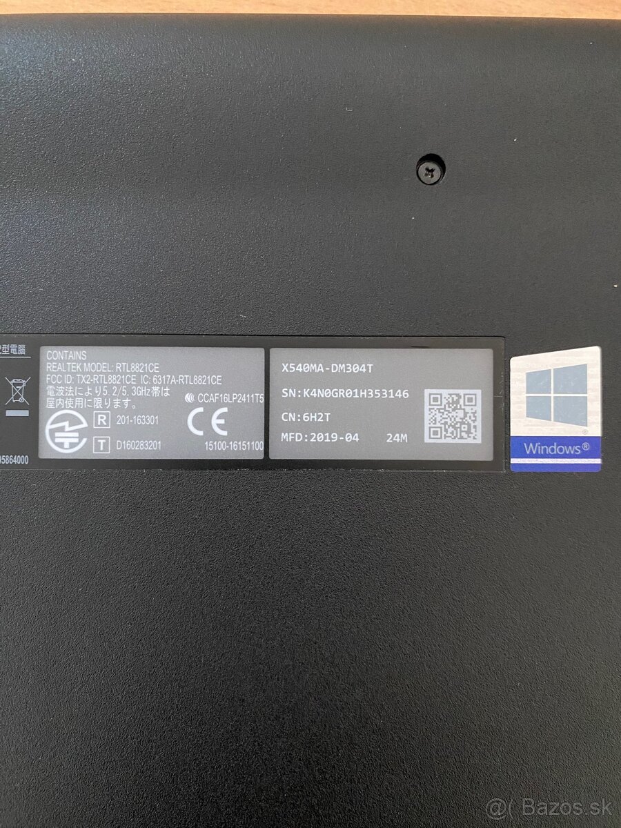 Notebook ASUS VivoBook 15" - 8