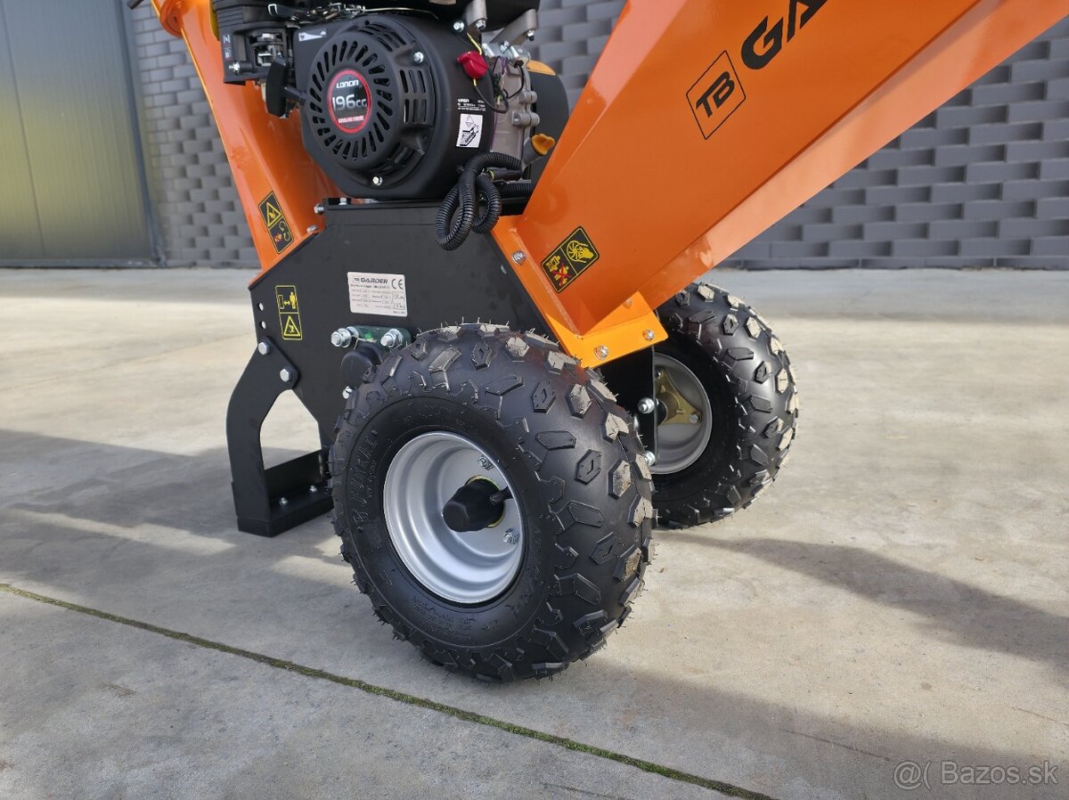 Štěpkovač drtič větví 12 cm – benzínový GS650 - 8