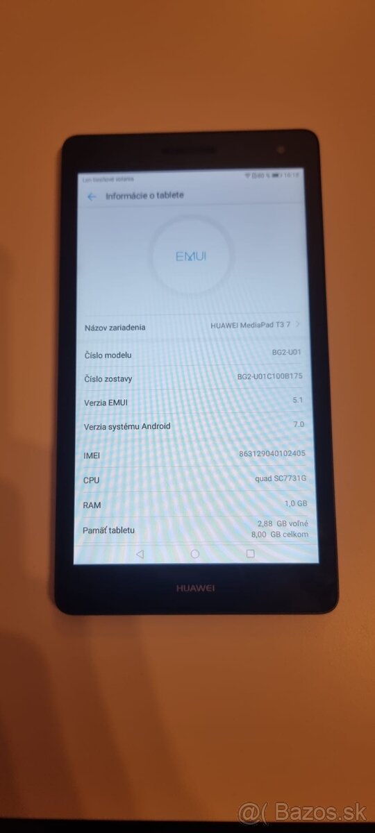 Huawei MediaPad T3 7" tablet - 8