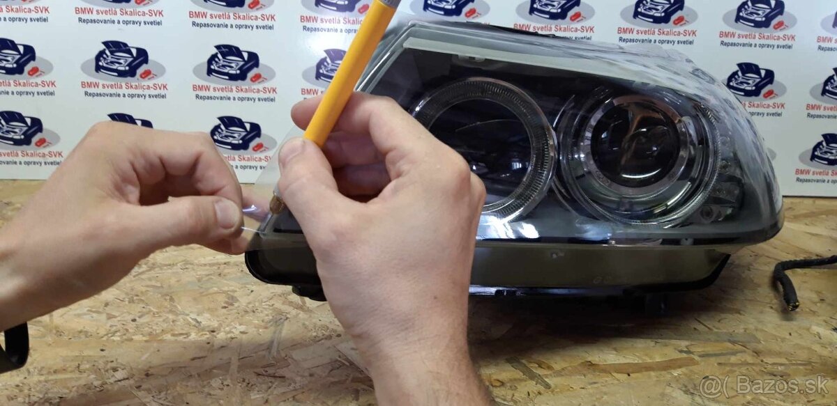 Výmenou svetlomety BMW E90 Lci - 8