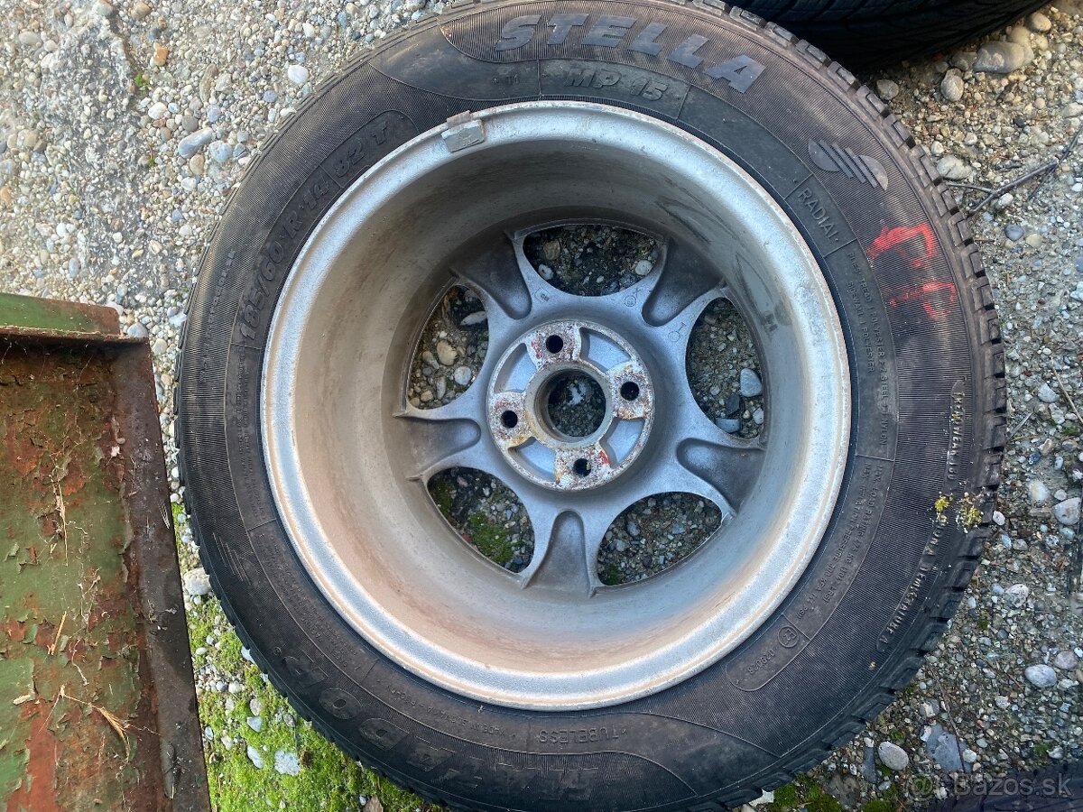 Predám 4 alu disky 6Jx14H2 Stilauto - 8