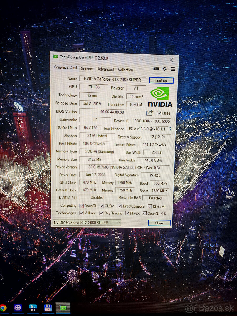 🔥 Herný PC – RTX 2060 SUPER | Wi-Fi | nové | záruka - 8